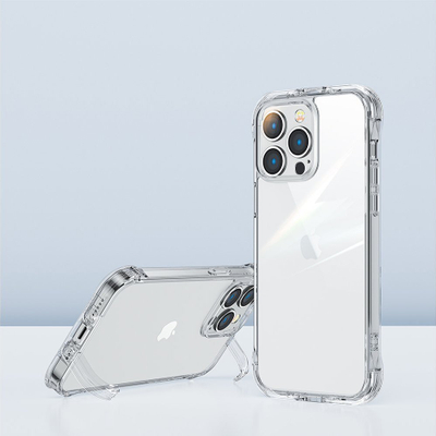 Mbulesë Joyroom Defender Series JR-14H1 për iPhone 14, me mbajtëse dhe grep, transparente