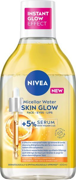Ujë micellar Nivea Micellar Water Skin Glow, 400 ml