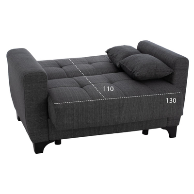 Set divan-shtrat (3 + 2 ulëse) HM11748.03, gri