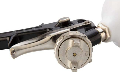 Pistole boje Neo Paint Spray Gun, grykë 1.5 mm, depozitë 0.6 L, ngjyrë argjendtë