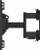 Mbajtëse muri TV Multibrackets M Universal Flexarm Pro, 55"-110", deri 125kg, e zezë