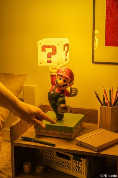 Llamba dekorative Paladone Super Mario, 35 cm, USB, 3 nivele ndriçimi