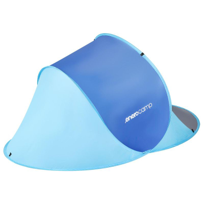 Çadër plazhi Royokamp Blue, që çohet vetë, me mbrojtje UV 20+, blu