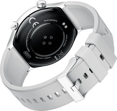 Smartwatch QCY S7, ekran 1.43" AMOLED, 3ATM, argjendtë
