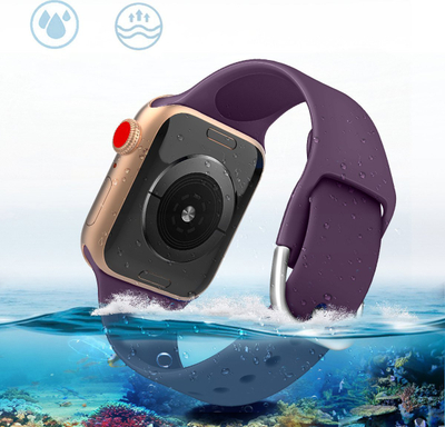 Rrip silikoni APS për Apple Watch 8, 41 40 38mm, ngjyrë mint