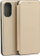 Këllëf telefoni Beline Book Magnetic për Moto G52, me magnet, ngjyrë gold