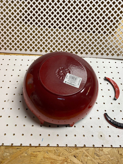 Tigan balti Le Creuset Traditional Round, gize e emaluar, 24cm, i kuq
