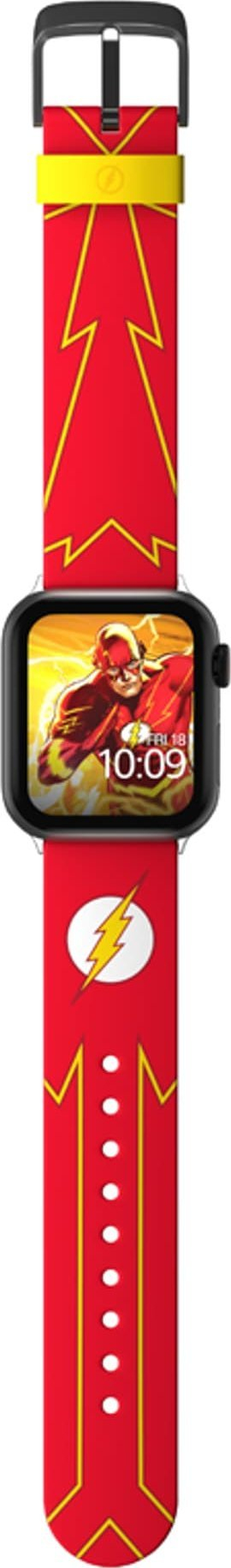 Rrip smartwatch DC The Flash Logo, silikon, universal, i kuq