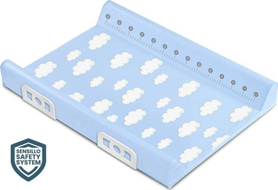 Dyshek ndërrimi Sensillo Safety System, 70 cm, PVC, blu
