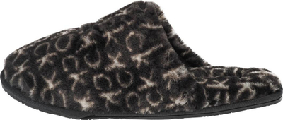 Pantofla shpie Calvin Klein Slipper Mule Fur Mono W, me qime sintetike, model mono, të zeza
