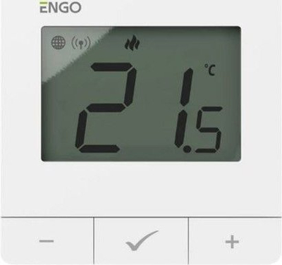 Паметен термостат Engo E25-230W, ZigBee, 230V, бел