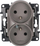 Prizë dyshe Legrand Niloe Step 2x2P+E, 16A, çelik inox