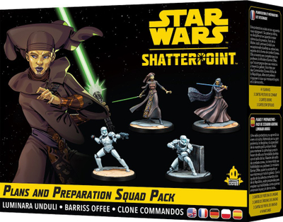 Zgjerim loje Star Wars Shatterpoint Plans and Preparation Squad Pack, figurina miniaturë, për lojë tavoline