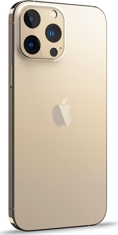 Mbrojtës lente Spigen Glas.tR Optik për iPhone 13 Pro dhe 13 Pro Max, xham i temperu, Gold
