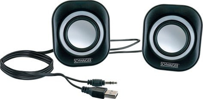 Altoparlant kompjuteri Schwaiger LS1000 013, 6 W, me kabllo, i zi