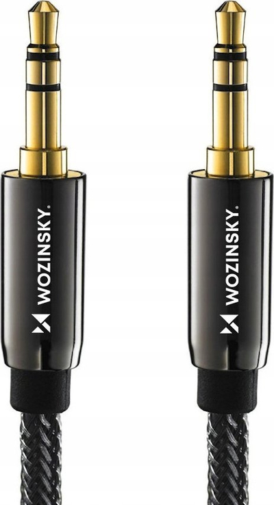 Kabllo audio Wozinsky Universal, mini jack 3.5 mm, 1.5 m, i zi
