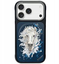 Kapak telefoni Nimmy Horse MagSafe për iPhone 17 Pro, me magnet, navy blue