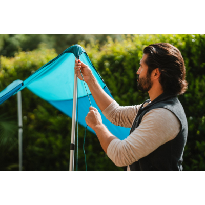 Tendë kampingu ENO SunFly Shade, 2.7 x 2.7 m, UPF 30, blu deti