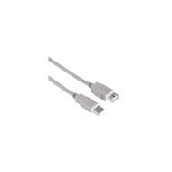 Hama USB 2.0 Extension Cable, grey, 1.80m