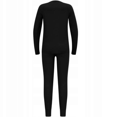 Set bazë termik për kalamaj Odlo Natural Merino 200, 128, 200 g/m², i zi