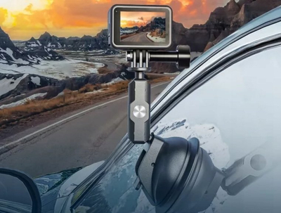 Mbajtëse me vakum Telesin TE-SUC-011 për GoPro Hero 11 10 9 8, për xham