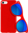 Set Puro Sunny Kit, mbrojtëse për iPhone 7/8+ dhe syze, të kuqe