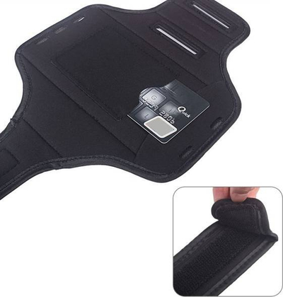 Armband sportiv për telefon Tech-Protect M2, universal, i zi
