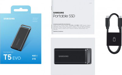 SSD i jashtëm Samsung T7 Shield MU-PH4T0S, 4TB, USB 3.2, i zi