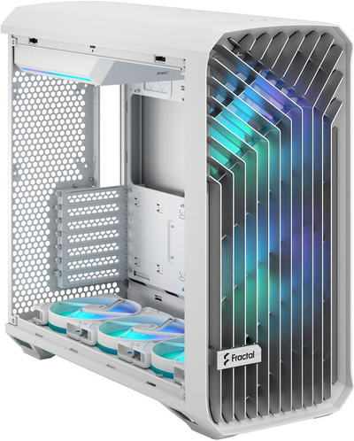 Kasë kompjuteri Fractal Design Torrent White RGB TG Clear Tint