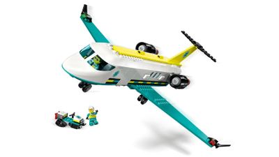 Aeroplan lodër ambulancë ajrore Emergency Air Ambulance, për fëmijë, shumëngjyrësh