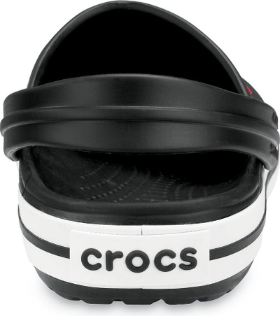 Papuçe për femra Crocs Crocband, 39-40, të zeza / bardha