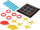 Lojë tavoline 2 në 1 GR0679, tic tac toe edhe Connect 4, shumëngjyrëshe