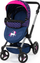 Karrucë për kukulla Bayer XEO 17054AA, për kukulla deri 46cm, 2 në 1, blu e errët rozë