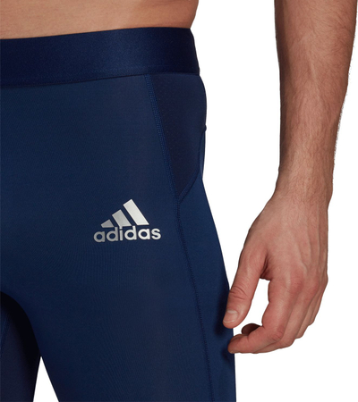 Pantallona të shkurtra kompresive Adidas Techfit Short Tight M GU7313, për burra, për sport, blu navy