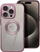 Mbrojtëse telefoni Glam Case për iPhone 12, TPU, transparente, rozë
