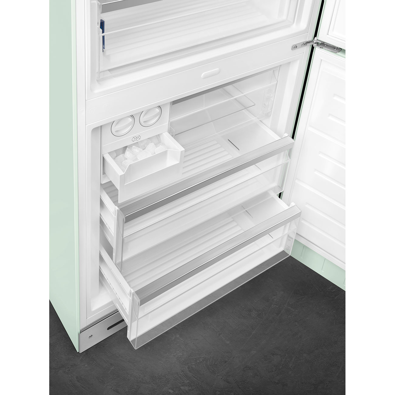 Frigorifer SMEG 50's style FAB38RPG5, 127 W, i gjelbër pastel 6