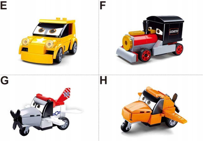 Set lodrash me blloqe Sluban Power Bricks Cars, 39 copa, për kalamaj 6+
