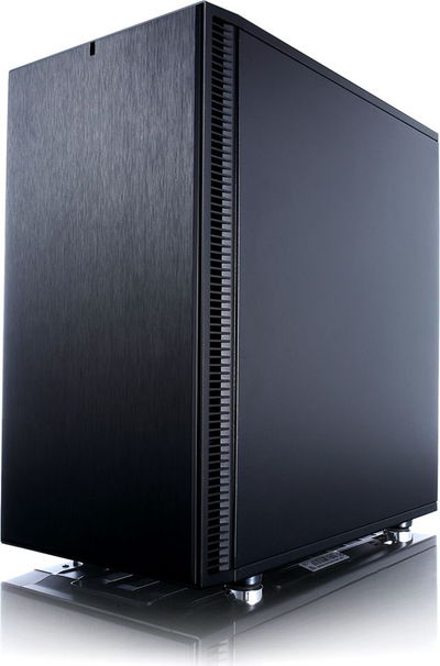 Куќиште за компјутер Fractal Design Define Mini C, Micro ATX, 2 вентилатори 120 mm, црно