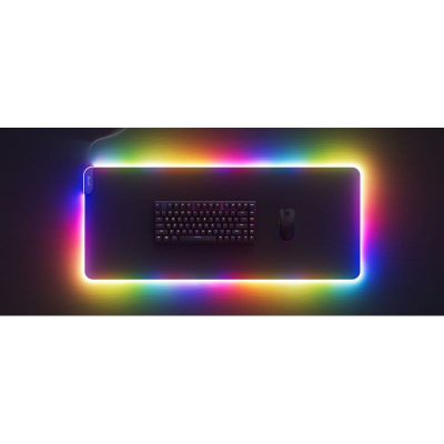 Mauspad gaming HYTE CNVS, RGB, madhësi e madhe, i zi