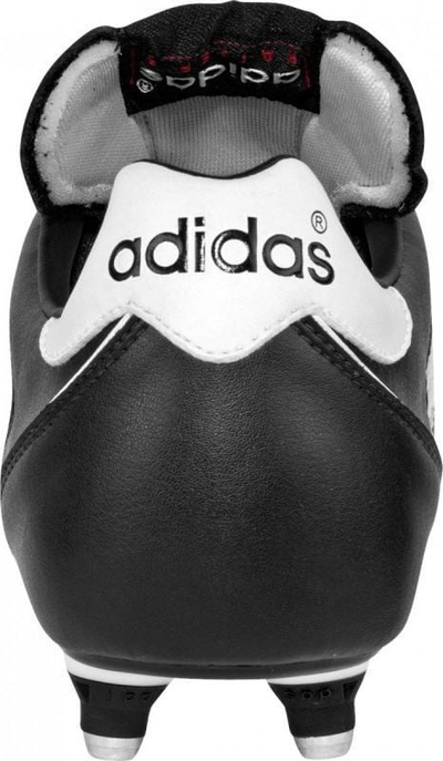 Këpucë futbolli Adidas Kaiser 5 Cup SG, lëkurë natyrale, me tapa metal, të zeza