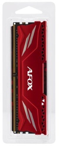 RAM Afox Gaming DDR4 16GB, 3200MHz, CL16, e kuqe