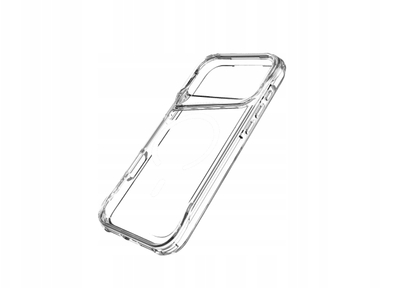 Mbulesë telefoni “Super Hero” për iPhone 17 Pro, dy shtresa, rri fiks me karikim wireless, transparente