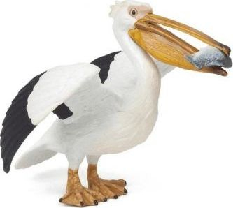 Lodër figurë PAPO Marine Life Pelican, PVC i qëndrueshëm, e lyer me dorë, shumëngjyrëshe