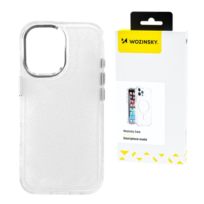 Kllëf telefoni Wozinsky Glitter për Samsung Galaxy S25+, TPU i butë, i tejdukshëm me shkëlqim