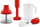 Set me aksesore për blender dore Smeg HBAC11RD, 500 ml, 1.4 L, i kuq