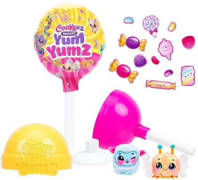 Set kreativ Cookeez Makery Yum Yumz Double Lollipop, 2 pellushë, shumëngjyrësh