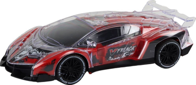 Автомобил со далечински управувач Leantoys R/C Sports Car, размер 1:16, LED светла, црвен
