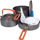 Set enësh kampingu Fire-Maple Feast 2, alumini i anodizuar, për 2–3 persona, gri