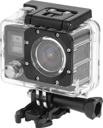 Kamerë sportive Kruger&amp;Matz Vision L400, 4K, 30m rezistente ndaj ujit, e zezë