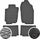 Tapete dyshemeje gome Toyota RAV4 IV, set 4 copë, 2012-2019, të zeza